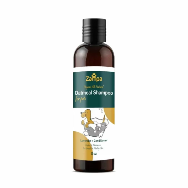 Pet Oatmeal Shampoo Great for Allergies & Sensitive Dry Skin 8 OZ