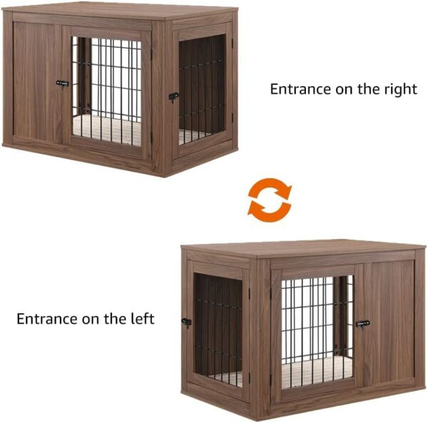 Furniture Style Indoor Dog Crate/Dog House with Cushion