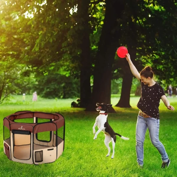 Dog and Cat Foldable Portable Exercise Playpen