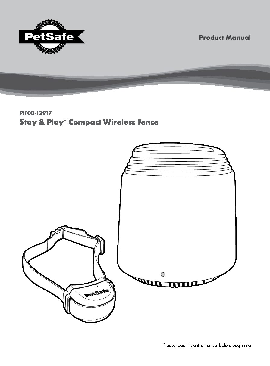 Stay & Play Compact Wireless Fence