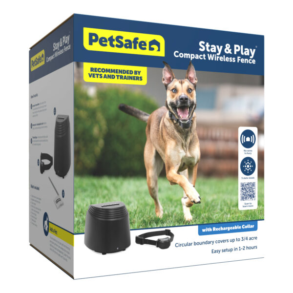 Stay & Play Compact Wireless Fence