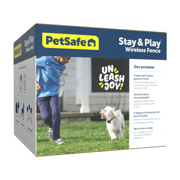 Stay & Play Wireless Fence w/Replaceable Battery