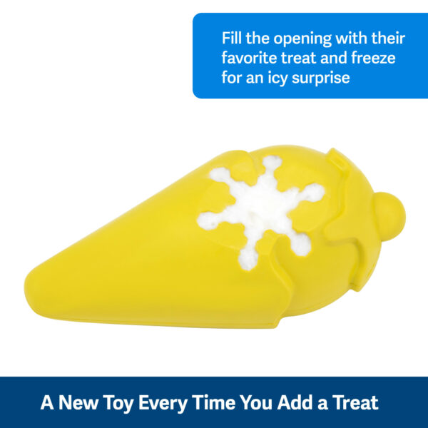 Frosty Cone Freezable Ice Cream Treat Dog Toy