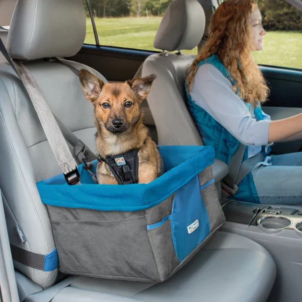 Kurgo Heather Dog Booster Seat Dog Car Seat