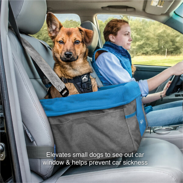 Kurgo Heather Dog Booster Seat Dog Car Seat